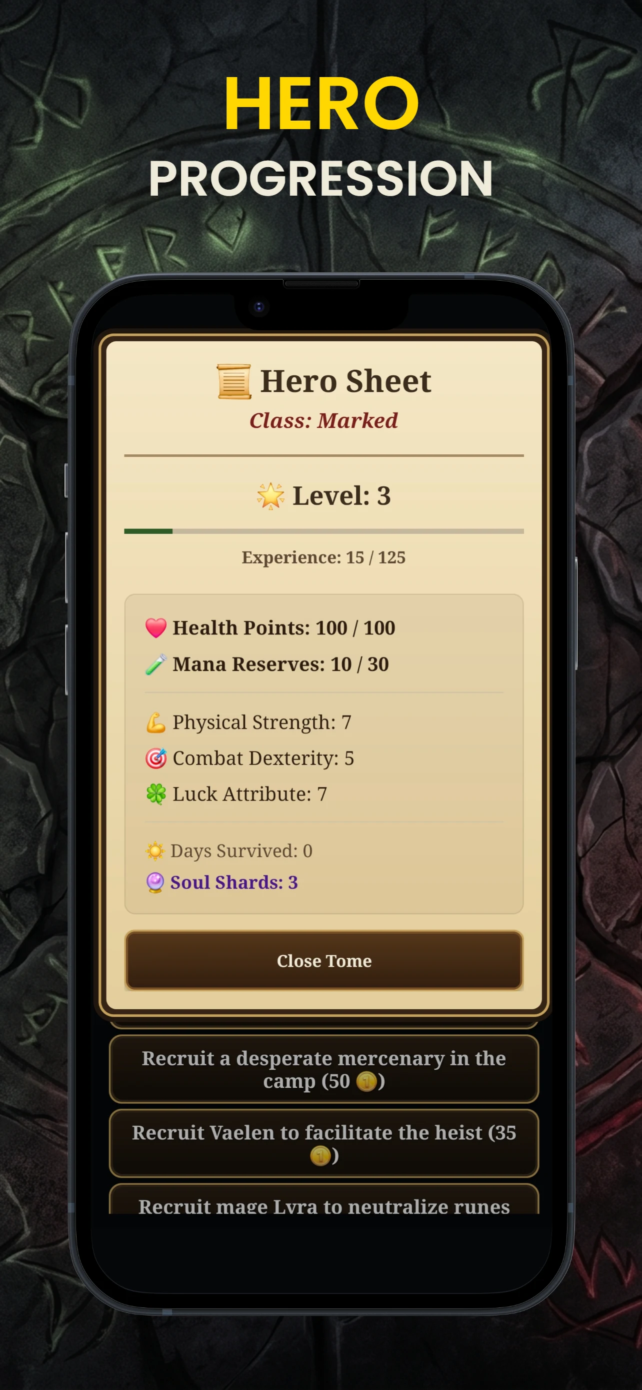 Mortiloop I: Dark Fantasy RPG screenshot