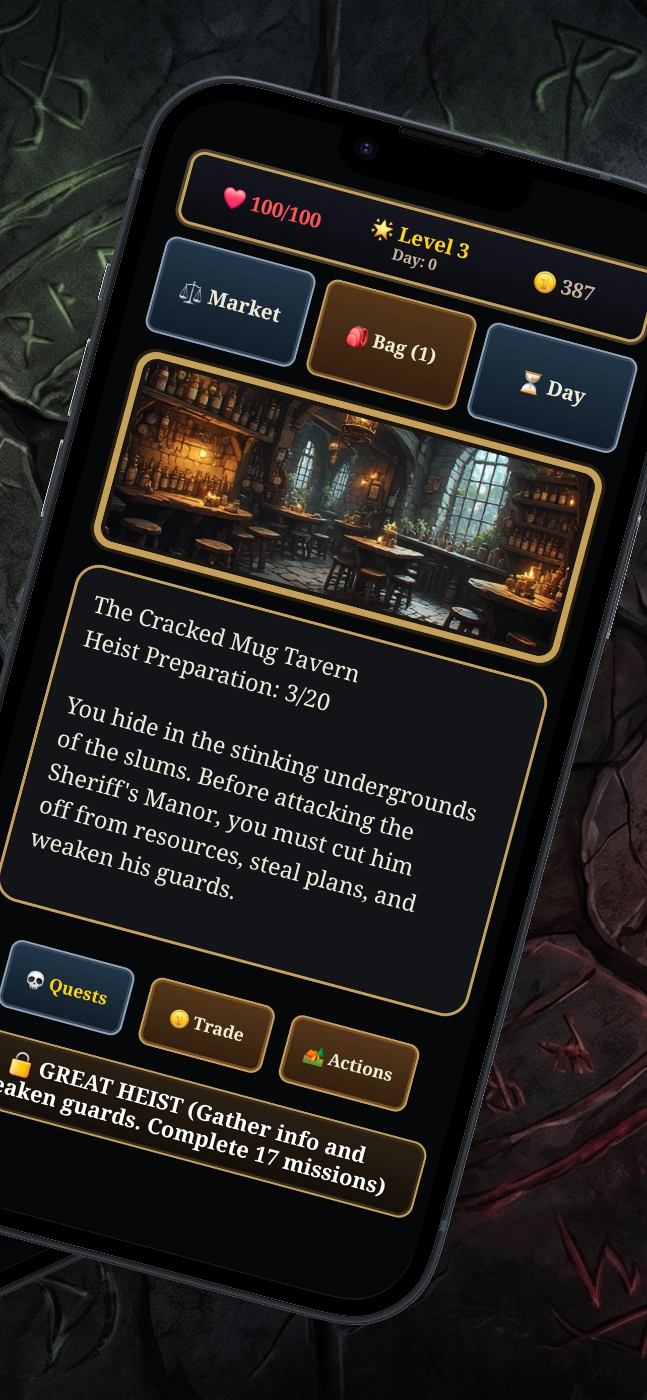 Mortiloop I: Dark Fantasy RPG screenshot